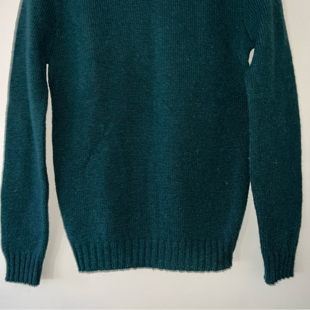 Vintage Pendleton Virgin Wool Green Pull Over Swe… - image 3